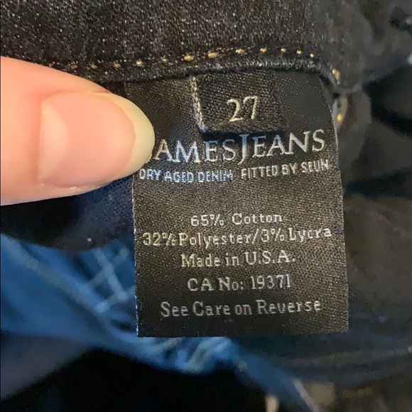 James jeans dark skinny jeans, navy almost black - Picture 7 of 7